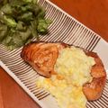 yellowow's cooksnap of when they made サーモンのソテー★タルタルソース添え.