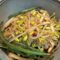 saki1010's cooksnap of when they made 豆もやしとえのきのピリ辛炒め.