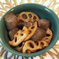 tikariri's cooksnap of when they made 簡単副菜★蓮根と蒟蒻の甘辛おかか炒め.