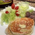 saki1010's cooksnap of when they made オシャレに休日の朝食 クランペット.