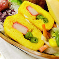 U☆kaoru's cooksnap of when they made カニカマといんげんの卵焼き.