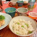 momoetsu's cooksnap of when they made 青豆ご飯.