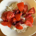 きゃろぽて's cooksnap of when they made トマトと梅干しの冷やしうどん.