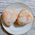 yukarin222's cooksnap of when they made サケフレークとチーズのおにぎり.