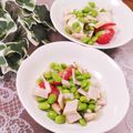 クックHG9V8Y☆'s cooksnap of when they made 枝豆とハムのレモンマスタードマリネ.
