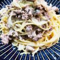 クックDGCFO3☆'s cooksnap of when they made ■豚ひき肉としめじの和風クリームパスタ■.