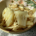 yu228's cooksnap of when they made 筍と油揚げとえのきの柚子胡椒和え.