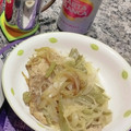 もぐらや00's cooksnap of when they made ✨玉ねぎたっぷり豚の生姜焼き✨.