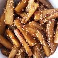 さんすけママ☆'s cooksnap of when they made 簡単にさつまいものきんぴら.