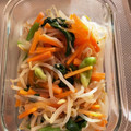 scottle12w's cooksnap of when they made 人参ともやしと小松菜のナムル.