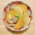 コムギ大好き's cooksnap of when they made 皆大好きな【大根とこんにゃくの煮物】.