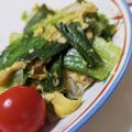 和田ゆうこりん☆'s cooksnap of when they made スピード料理.レタスと卵でふわふわ炒め.