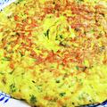 みぽぴぽ's cooksnap of when they made みず菜のはんぺんチーズオムレツ.