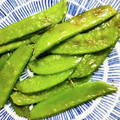 プルンバゴ's cooksnap of when they made ビールのおともに…さやまめ炒め♪.