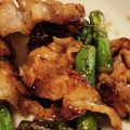 ハニーハニー77's cooksnap of when they made アスパラと豚肉の中華風ピリ辛炒め♪.