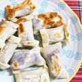 ☆yopipi's cooksnap of when they made ☆餃子の皮☆さつまいもチーズスティック.