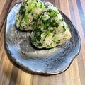 ちゃかぴまま's cooksnap of when they made 大根葉&シーチキンのおにぎり.