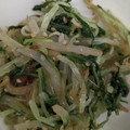 ひぃちゃんひー's cooksnap of when they made 超簡単！超時短！もやしと水菜の胡麻和え★.