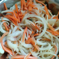 こんこんこんのん's cooksnap of when they made 簡単 サラダ感覚で♪ あじ 南蛮漬け.