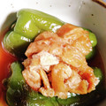 春美姫's cooksnap of when they made 丸ごとピーマンと油揚げの煮浸し.