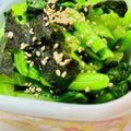 U☆kaoru's cooksnap of when they made 簡単！焼き海苔が決め手✨小松菜のナムル風.
