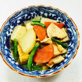 あっこ姉's cooksnap of when they made レンジで大根と鶏肉と厚揚げの煮物.