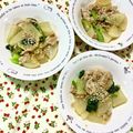 ふたごゆき's cooksnap of when they made 豚肉と大根と小松菜のとろみ煮.