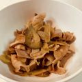 acquastone's cooksnap of when they made 豚ごぼう なす.