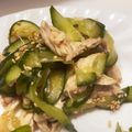 ♡yu♡ka♡'s cooksnap of when they made 鶏むね肉ときゅうりでヘルシー和え☆.