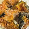 アチャこ's cooksnap of when they made レンジで簡単【かぼちゃのごままみれ】.