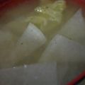 あゆたっくん's cooksnap of when they made 白菜と大根の味噌汁.