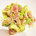 kaogege's cooksnap of when they made 生ハムとアボカドのレモン和え.