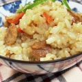 よしよしのキッチン☆'s cooksnap of when they made 炊飯器で簡単！かしわごはん.