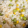 ☆すぬぴっぴ☆'s cooksnap of when they made とうもろこしと枝豆の炊き込みご飯.