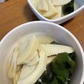 笑みs's cooksnap of when they made 白だしで簡単♡竹の子とわかめの絶品若竹煮.