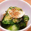 Aloha☆★'s cooksnap of when they made 長芋とわかめと胡瓜のネバネバ酢醤油和え.