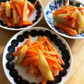 junkoの日々's cooksnap of when they made 春の味覚★ウドと人参のきんぴら.