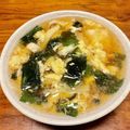さすらい's cooksnap of when they made ＊鶏皮入り＊わかめスープ＊.