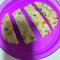 よんころり's cooksnap of when they made 大量！離乳食＊手づかみ焼きおにぎり 元祖.