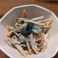 ななななぴ's cooksnap of when they made ゴボウとワカメとちくわのゴママヨサラダ.