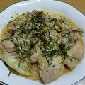 55才のおじさん's cooksnap of when they made 鶏もも肉と長葱！焼肉のたれバター味！.