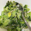 キュキュットさん's cooksnap of when they made 大根の葉としらすのゴマ油炒め.