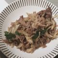 料理⭐音痴's cooksnap of when they made 大葉香る牛肉と舞茸のバター醤油ソテー.