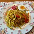 ブランディ's cooksnap of when they made 夏野菜のスパイシー焼きそば.