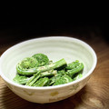 usekko's cooksnap of when they made こごみのわさびマヨネーズ和え….