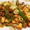 もんきちです's cooksnap of when they made 厚揚げとキャベツの甘味噌炒め.