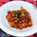 カリーナ's cooksnap of when they made 簡単★厚揚げとウィンナーのトマト煮.