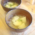 みるく茶's cooksnap of when they made 【 じゃがいもと玉ねぎのお味噌汁♪ 】.