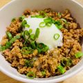 Reinaxoxo's cooksnap of when they made **鶏そぼろ丼**.