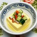にきけん's cooksnap of when they made 簡単☆たまご豆腐に、かにかま&きゅうり♪.